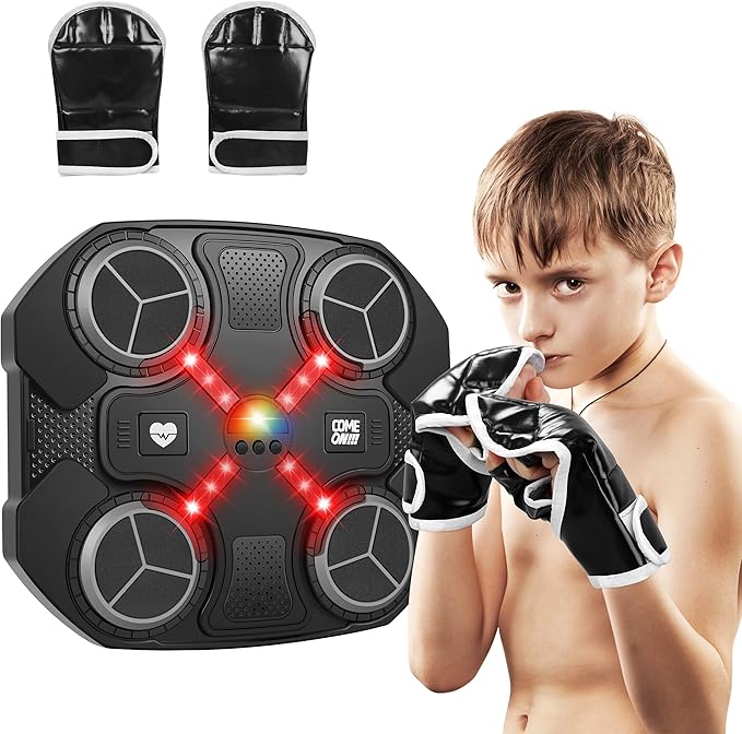 Music Boxing Machine For Kids Rechargeable Boxing Machine
