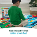 Kids Interactive Prayer Mat (Blue) | Learn Salah Step by Step
